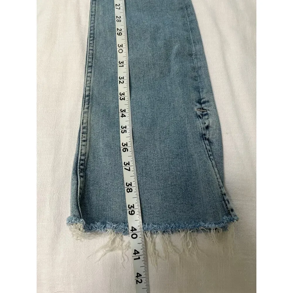 Free People We the free Denim level slit slim flare jeans Size 26